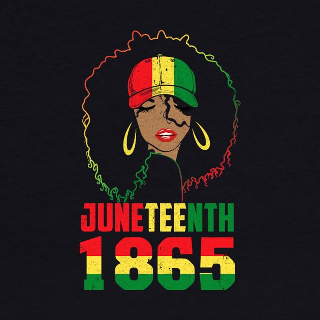 1865 Juneteenth Celebrate African American Freedom Day Women by JoanaArtStore